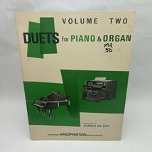 Duets for Piano and Organ , Volume Two Staple Bound - $11.73