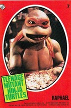 Teenage Mutant Ninja Turtles 1990 TOPPS STICKER Card # 7 RAPHAEL - £1.36 GBP