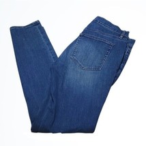 Ann Taylor LOFT Distressed Mid Rise Modern Skinny Blue Jeans Size 2 Wais... - $28.50