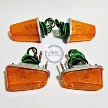 SET 4 PCS. FRONT + REAR TURN SIGNAL FOR HONDA C100 C102 CA100 CA102 C105... - $362.18 MXN