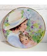 Vtg Avon Helen Leveillee Porcelain Mini Plate Tender Moments Mother's Day Gift - £9.19 GBP