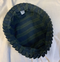 Longaberger Blue/Green Striped Round Basket Liner 8” - £4.17 GBP