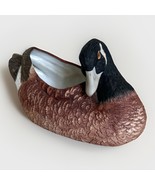 VTG Porcelain Candian Goose Planter Decoration Hunting Sportsman Wildlif... - €25,33 EUR