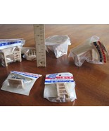 READ* Lot 6x Vintage Wooden Doll House Mini Furniture Unfinished Paramount - $352.64 MXN