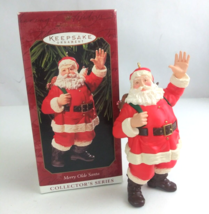 1999 Hallmark Keepsake Collector&#39;s Series Merry Olde Sant a Christmas Ornament - £6.06 GBP