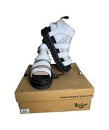DR. MARTENS Blaire Hydro Leather Strap Sandals Women&#39;s Sz US 8 White - $747.76 MXN