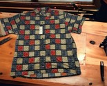 NWT Men’s XL Button Down Architectural Pattern Beverly Hills Polo Club - $18.00