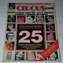 Circus Weekly Magazine Vintage 1978 Special 25 Year R&amp;R Issue Heart Band Styx  - £15.73 GBP