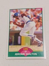Jerome Walton Chicago Cubs 1989 Score Rookie Card #85T - £0.77 GBP
