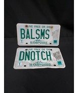 Old BALSAMS DIXVILLE NOTCH - NH Vanity License Plate Plates Obsolete 200... - $70.77