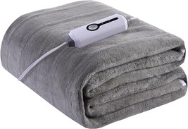 Electric Mattress Pad Soft Colar Fleece Bed Underblanket, Twin Size 39&quot;x75&quot; - £51.95 GBP