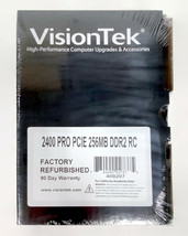 eBay Refurbished 
VisionTek 400207 Radeon 2400 PRO PCIE 256MB DDR2 RC VGA Vid... - £18.47 GBP