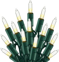 Christmas Lights 20FT 100 Count Incandescent Mini Christmas Tree Lights ... - $21.14