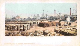 Cotton Levee Bales Steamers New Orleans Louisiana 1903c postcard - £5.93 GBP