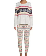 Secret Treasures Women&#39;s Long Sleeve Pajama Set MEDIUM Snowflakes Holida... - €17,20 EUR