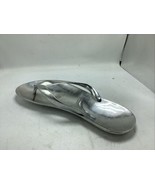 Mariposa 12” Silver Aluminum Metal Flip Flop Candy or Trinket Dish/Tray ... - €15,94 EUR