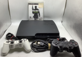 Sony PlayStation 3 PS3 320GB BUNDLE Console, 2 Controllers CECH-3001B Ca... - $93.49