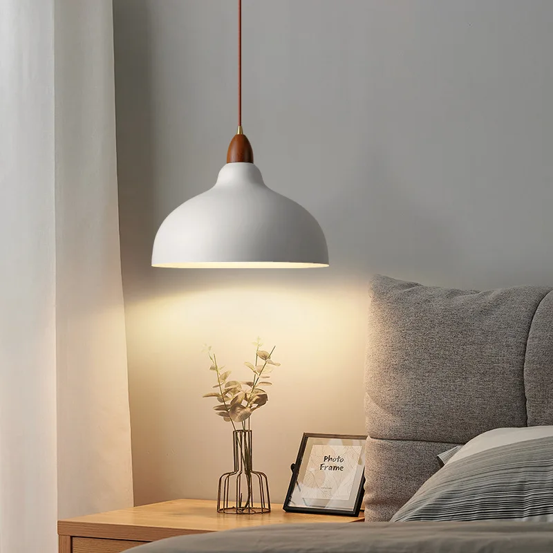   Minimalist Designer Style Quiet Wind Chandelier Japanese Log Living Room Corri - £182.41 GBP