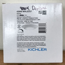 Kichler 43846WHLED40 LED 14W 4000K Daylight Dimmable Flush Mount Light 7.5&quot; - $49.99