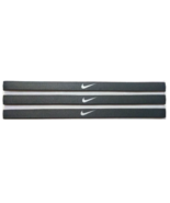 Nike Unisex Running All Sports SET OF 2 Headbands GRAY WHITE LOGO NEW - £7.99 GBP