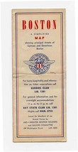 Greater Boston Massachusetts USO Map March 1943 Soldiers and Sailors Committee - £14.21 GBP