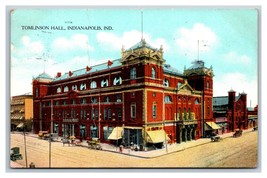 Tomlinson Hall Building Indianapolis Indiana IN 1909 DB Postcard J18 - £3.85 GBP