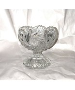 Antique ABP Cut Crystal Compote Candy Dish 5&quot; - £19.74 GBP