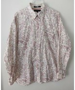 Tommy Hilfiger Mens Button Down Long Sleeve Dress Shirt Sz XL - £20.06 GBP