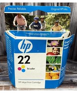 HP Printer Ink Cartridge - 22 Cyan Magenta Yellow Tri-Color  - £7.65 GBP