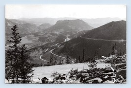 RPPC Loops of Trail Ridge Road Rocky Mountain National Park CO UNP Postcard N11 - £5.41 GBP