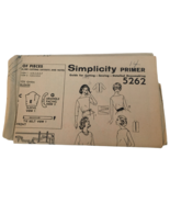 Simplicity Sewing Pattern 5262 Jiffy Blouse Top Bateau Neckline Vintage ... - £9.44 GBP