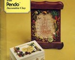 How to Make Vegetables with Pendo Decorative Clay Benchbook Instructions... - £3.02 GBP