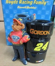 Boyds Bears Jeff Gordon 919346 Nascar Racing Dupont #24 Pencil Holder  - £28.87 GBP