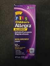 NEW Children&#39;s Allegra 12HR Allergy Oral Solution In Berry Flavor 4oz(BN25) - $14.77