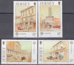ZAYIX Great Britain - Jersey 532-535 MNH Europa Post Offices 042922-SM117M - £1.50 GBP