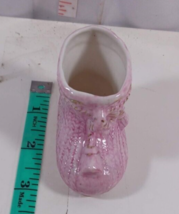 minature pink baby bootie glass good - £4.67 GBP