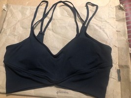 Women&#39;s Body Swimsuit Strappy Textured Swim Top Sz XL Black NEW - £7.49 GBP