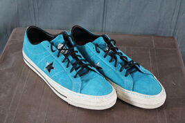 Converse One Star Shoes - Sean Pablo Teal Seude Shoes - Size 11 - $110.00