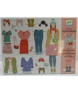 DJECO Paper Doll Le Grand Dressing "A Well Stocked Wardrobe" New In Box GA14 - $24.95