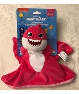 NICKELODEON PINKFONG BABY SHARK SECURITY BLANKET LOVEY NWT - £10.81 GBP