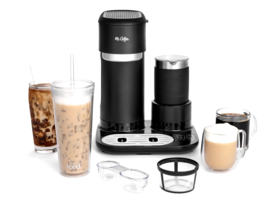Mr. Coffee 4-in-1 Single-Serve Latte Iced and Hot Coffee Maker - £101.47 GBP