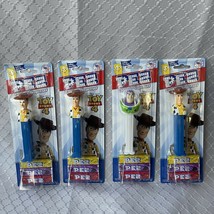 Toy Story 4 Pez Dispenser 1 Buzz Lightyear &amp; 3 Woody New in Package Set ... - £17.47 GBP