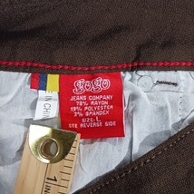 GoGo Star Mid-Rise RN#121773 Women's Brown Stretch Skinny Jeans Size L (28×30) image 5