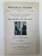 1937 Photoplay Studies Program Vol 3 #2 The Soldier and The Lady by Max ... - £15.16 GBP