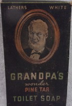 Vintage Grandpa’s Wonder Pine Tar Soap In Box - £16.43 GBP