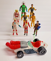 Lot of 8 Ghostbusters Figures Kenner 1980&#39;s Vintage &amp; Ecto 500 Egon Venkman - £67.25 GBP