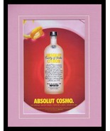 2004 Absolut Cosmo Vodka Framed 11x14 ORIGINAL Vintage Advertisement 	 - £27.25 GBP
