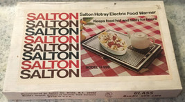 Vintage Salton Hotray Electric Automatic Food Warmer Hot Tray Model H-928 Superb - £61.50 GBP