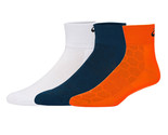 ASICS Easy Quarter 3pcs Socks Unisex M(25~27cm) Sports Socks NWT 3023A02... - £23.66 GBP