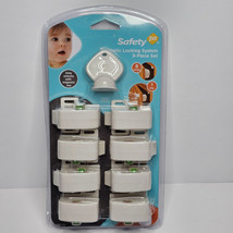 Safety 1st Complete 9 PIECE SET Magnetic Locking System 8 LOCKS &amp; 1 KEY NEW - £21.70 GBP